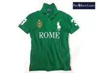 polo tee shirt short sleeve hommes femmes nom de la ville rome